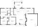 Detailed floor plan illustrating layout of rooms, including bedrooms, bathrooms, and living spaces at 1131 Mayfield Dr, Decatur, GA 30033