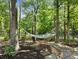 Relaxing backyard featuring a hammock strung between trees, perfect for enjoying the outdoors at 1963 Skybrooke Ln, Hoschton, GA 30548