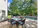Inviting outdoor space features a pool, dining set, and lounge chairs, ideal for relaxing at 1963 Skybrooke Ln, Hoschton, GA 30548