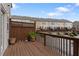 Townhome back deck showing adjacent units and landscaping at 4879 Seldon Se Way, Smyrna, GA 30080