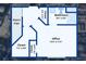 An office floor plan showing the bathroom, closets, and stairs at 4879 Seldon Se Way, Smyrna, GA 30080
