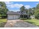 Charming ranch home with dormer windows, attached garage, and manicured front lawn at 5406 Jamestowne Dr, Powder Springs, GA 30127