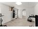 Finished basement gym with work-out equipment and carpet floors and natural light at 8032 Ridge Vly, Woodstock, GA 30189