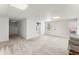 Spacious basement offers versatility and potential for various uses, with carpet floors and natural light at 8032 Ridge Vly, Woodstock, GA 30189