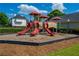 Community playground featuring slides and climbing structures in a well-maintained outdoor space, perfect for Gathering fun at 1059 Verbena Way, Auburn, GA 30011