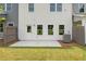 Townhome with backyard, patio, and partial fencing at 4527 Moray Dr, Mableton, GA 30126