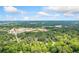 Expansive aerial shot of the neighborhood showcasing lush greenery, mature trees, and blue sky at 2078 Olive Springs Se Rd, Marietta, GA 30060