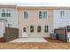 Backyard view of townhomes with patios, fenced yards and landscaping at 4523 Moray Dr, Mableton, GA 30126