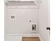 Laundry room with metal shelving and hardware hookups at 4523 Moray Dr, Mableton, GA 30126