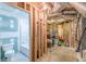 A basement bathroom includes a toilet, tub and is ready for customization and renovation at 830 Hightower Trl, Oxford, GA 30054
