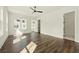 Spacious primary bedroom with windows, hardwood floors, and ensuite bathroom at 2150 Tidwell Ln # 5, Atlanta, GA 30318