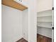 Walk-in pantry with shelving, offering ample storage space in this modern home at 2150 Tidwell Ln # 5, Atlanta, GA 30318