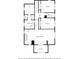 Upstairs architectural floor plan featuring bedrooms, bathrooms, and closet, with clearly labeled dimensions at 101 Terrace Dr, Atlanta, GA 30305
