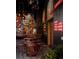 Inviting restaurant interior showcasing wooden tables, stools, and artistic murals for a unique dining atmosphere at 2270 Siskin Square Rd # 91, Duluth, GA 30096