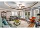 Spacious living room seamlessly flows into the dining area, perfect for entertaining and gatherings at 5917 Southland Dr, Stone Mountain, GA 30087