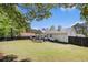 Spacious backyard offering a patio and plenty of green space at 1150 Bonita Cir, Jonesboro, GA 30238