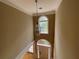 Light-filled entryway with pendant lighting, a view of the front door and sidelight windows at 1167 Drewsbury Ct, Smyrna, GA 30080