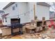 Backyard featuring an outdoor grill, brick oven, and patio area at 1439 Alice Ave, Lithonia, GA 30058