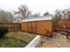 View of backyard shed at 1439 Alice Ave, Lithonia, GA 30058