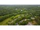 Tranquil aerial view showcasing a river winding through a verdant, tree-lined landscape and luxurious homes at 8109 Lawnview, Alpharetta, GA 30022