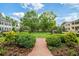 Find tranquility in the landscaped common green space at 8109 Lawnview, Alpharetta, GA 30022