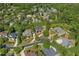 Picturesque aerial view of the neighborhood, highlighting the lush greenery and well-maintained properties at 8745 Islesworth Ct, Duluth, GA 30097