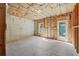 Unfinished basement features insulated ceiling and window for natural light at 8745 Islesworth Ct, Duluth, GA 30097