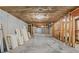 Spacious unfinished basement, framed and ready for customization at 8745 Islesworth Ct, Duluth, GA 30097