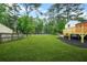 Large grassy backyard, perfect for recreation and relaxation at 1355 Tucker Woods Dr, Norcross, GA 30093