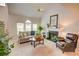 Bright, airy living room with vaulted ceiling, fireplace, abundant natural light, and comfortable seating arrangement at 3381 Grovewood Ln, Duluth, GA 30096
