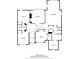 Floor plan of the house with labeled rooms and dimensions at 4120 Winterberry Rd, Cumming, GA 30040