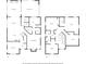 Two story floor plan featuring a kitchen, living room, multiple bedrooms and baths at 3642 River Club Dr, Cumming, GA 30041