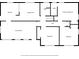 Detailed floor plan showcasing the layout of the kitchen, living room, bedrooms, and bathrooms at 9 Latimer Rd, Cartersville, GA 30121