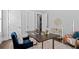 Bright office space with natural light, modern desk, and stylish decor at 2208 Sage Mountain Sw Ct, Marietta, GA 30064