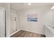 Elegant bathroom with glass shower, wood look floors, and bright natural light at 1337 Magnolia Bend Way # 289, Jonesboro, GA 30238