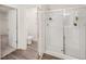 Spacious bathroom with a glass enclosed shower, with bright lighting and good space at 1337 Magnolia Bend Way # 289, Jonesboro, GA 30238
