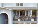 Outdoor deck featuring a lounge area, table, and fan overhead at 1420 Cortez Ne Ln, Atlanta, GA 30319