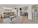 Cozy living room with an open layout and hardwood floors provides access to the outdoors at 1420 Cortez Ne Ln, Atlanta, GA 30319