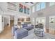 Spacious living room with high ceilings, offering ample space for relaxation and entertainment at 1420 Cortez Ne Ln, Atlanta, GA 30319