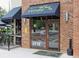 Restaurant's covered patio entrance and outdoor dining space at 1420 Cortez Ne Ln, Atlanta, GA 30319