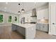 Modern kitchen featuring a large island, pendant lights, and lots of natural light at 2202 Carlton Ct # 7, Atlanta, GA 30318