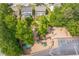 Aerial view of neighborhood playground in wooded area near houses at 1095 Lyndhurst Way, Roswell, GA 30075