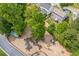 Aerial view of a playground in a wooded area near houses at 1095 Lyndhurst Way, Roswell, GA 30075