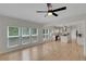 Open-concept living area filled with natural light and open to the updated kitchen at 1095 Lyndhurst Way, Roswell, GA 30075