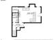 Overhead view of the basement floorplan, including a Gathering room and storage area at 7249 Village Creek Trce, Atlanta, GA 30328