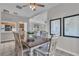 Cozy dining room with a large table, perfect for gatherings, open to living spaces at 1152 Ward Creek Sw Dr, Marietta, GA 30064