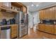 Well-designed kitchen with stainless steel appliances and light wood cabinets at 1152 Ward Creek Sw Dr, Marietta, GA 30064