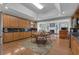 Bright eat-in kitchen featuring stainless steel appliances and connection to the living room at 1152 Ward Creek Sw Dr, Marietta, GA 30064
