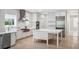 Bright kitchen featuring stainless steel appliances, center island, and modern finishes at 4 Vale Close Ne Ct, Atlanta, GA 30324