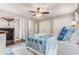 Spacious bedroom with hardwood floors, ceiling fan, and ample closet storage at 504 Kingswood Nw Ln, Atlanta, GA 30305